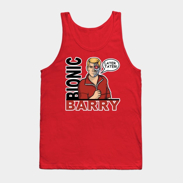 Bionic Barry Tank Top by EJTees